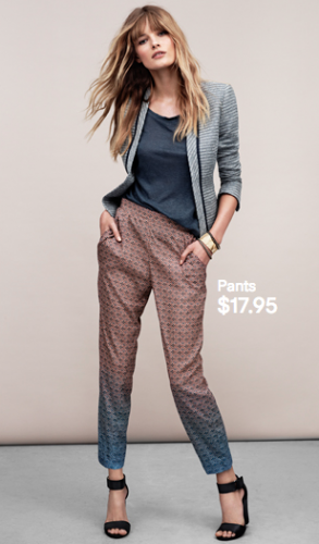 H&M PANTS WOMEN SS 13 CAMPAIGN - 3