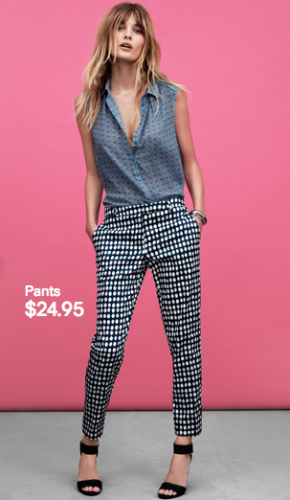 H&M PANTS WOMEN SS 13 CAMPAIGN - 2